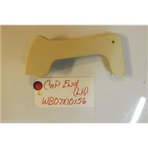 GE STOVE WB07X10156 Cap End (LH)  almond  USED PART