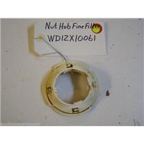 GE DISHWASHER WD12X10061 NUT HUB FINE FILTER USED PART ASSEMBLY