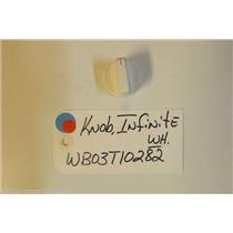 GE Stove  WB03T10282 Knob Infinite (wh)   USED PART