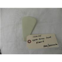 FRIGIDAIRE - KELVINATOR REFRIGERATOR 3206105 UPPER HINGE COVER "ALMOND"