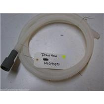 DISHWASHER W10195751 DRAIN HOSE USED PART ASSEMBLY
