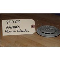 KITCHENAID DISHWASHER 8545536 8269260 VENT DEFLECTOR
