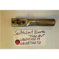 GE STOVE WB24T10079  WB2T10073  SWITCH LIMIT, BIMETAL TUBE VENT USED PART