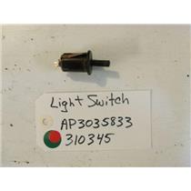 Whirlpool STOVE 310345 Switch, Door USED PART