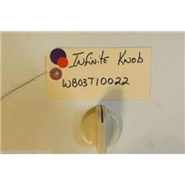 KENMORE  STOVE WB03T10022  Infinite knob almond    USED