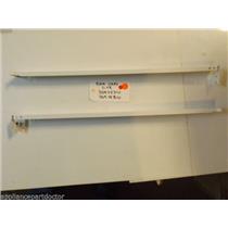 AMANA STOVE 309457W 309458W End Cap, Lt &  Rt (wht)   USED PART