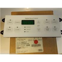 Maytag Amana Stove  74007517  CLOCK OVERLAY (WHT)  NEW IN BOX