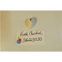 FRIGIDAIRE Stove  316223030 Knob,control ,white     USED PART