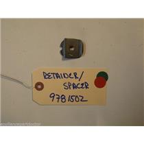 KITCHENAID STOVE 9781502 RETAINER/SPACER used part