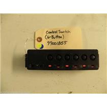 MAYTAG DISHWASHER 99001855 6 BUTTON CONTROL SWITCH USED PART ASSEMBLY