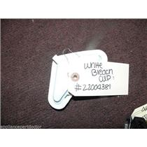 MAYTAG WASHER 22004381 WHITE BLEACH CUP USED PART ASSEMBLY FREE SHIPPING