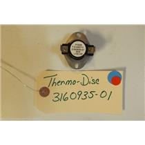 KENMORE STOVE 3160935-01  Thermo disc  used