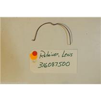 FRIGIDARE STOVE 316087500 Retainer,lens used part