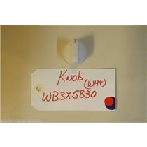 GE STOVE WB3X5830 Knob white  USED PART