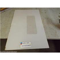 MAGIC CHEF STOVE 777902P278-60 Glass Door WHITE SMALL MARKS   used part