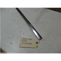 FRIGIDAIRE DISHWASHER 154597801 UPPER RACK SLIDE USED PART ASSEMBLY