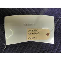 ELECTROLUX  REFRIGERATOR 241963101 TOP AIR DUCT USED PART ASSEMBLY