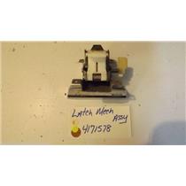 KITCHENAID DISHWASHER 4171578 Latch Mechanism used part