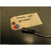 Whirlpool Oven Indicator light 8273338 (black)used part