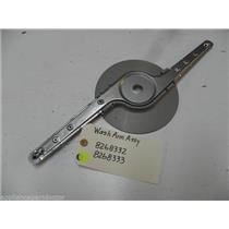 WHIRLPOOL DISHWASHER 8268332 8268333 WASH ARM USED PART ASSEMBLY
