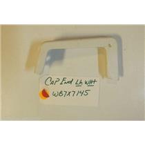 HOTPOINT  STOVE WB7X7145 Cap End Lh Wh USED