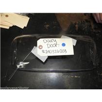 FRIGIDAIRE REFRIGERATOR 240326203 BUTTER DAIRY DOOR KEEPER USED PART ASSEMBLY