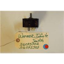 KENMORE STOVE 316095502  316095503   Warmer  infinite switch   used