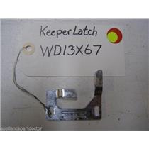 GE DISHWASHER WD13X67 LATCH KEEPER USED PART ASSEMBLY