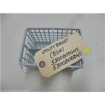 SEARS DISHWASHER 5300808845 BLUE BASKET USED PART ASSEMBLY