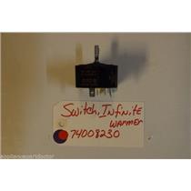 AMANA  STOVE 74008230 Switch,infinite warmer USED PART