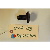 KENMORE STOVE 316272900  level   leg  used