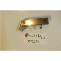 WHIRLPOOL STOVE 313231 End Cap L.h.   USED PART