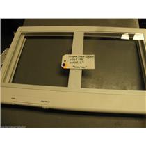 Maytag  Refrigerator 61002128 61002125 Crisper Shelf w/ glass used part assembly