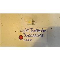TAPPAN  STOVE 316022503 Light-indicator,250v used part