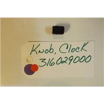 FRIGIDAIRE STOVE 316029000 Knob-clock  used part