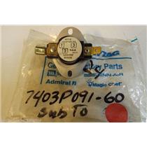 Maytag Admiral stove 7403P091-60 Switch, Thermal NEW IN BOX
