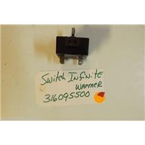 FRIGIDARE STOVE 316095500 Switch,infinite ,drawer/zone ,warmer  used