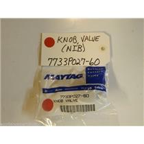 Maytag Magic Chef Gas Stove  7733P027-60  Knob, Valve NEW IN BOX