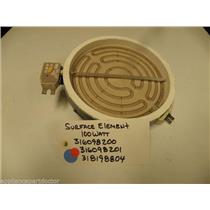 FRIGIDAIRE STOVE 316098200 / 316098201, 318198804  SURFACE ELEMENT 100 WATT