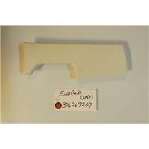 KENMORE STOVE 316267207  end cap (left)  USED PART