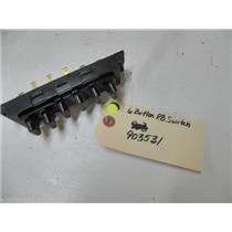 JENN AIR DISHWASHER 903531 BLACK 6 BUTTON CONTROL SWITCH USED PART ASSEMBLY