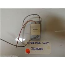 FRIGIDAIRE STOVE 316105103 INDICATOR LIGHT W/BRACKET   USED