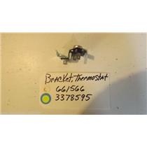 WHIRLPOOL DISHWASHER 661566  3378595  Bracket, Thermostat USED PART