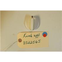 WHIRLPOOL STOVE 8522565   Knob, Infinite  wht    USED
