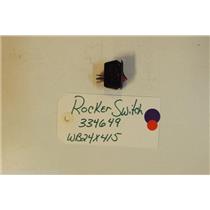 KENMORE STOVE 334649   WB24X415  Rocker switch    16a 125v   10a  250v   2 prong