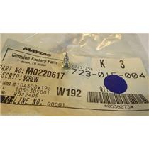 WHIRLPOOL AMANA REFRIGERATOR M0220617 Screw  NEW IN BAG
