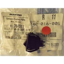 JENN AIR KENMORE STOVE 704311  Switch, Rocker (blk)   NEW IN BOX