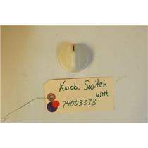 MAGIC  CHEF STOVE 74003373   Knob, Switch   wht     USED PART