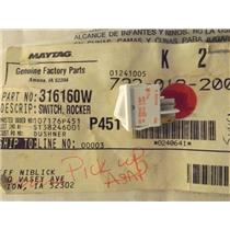 JENN AIR KENMORE STOVE 316160W Switch, Rocker (wht)  NEW IN BOX