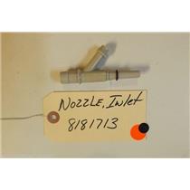 WHIRLPOOL Washer 8181713 Nozzle, Inlet  used part